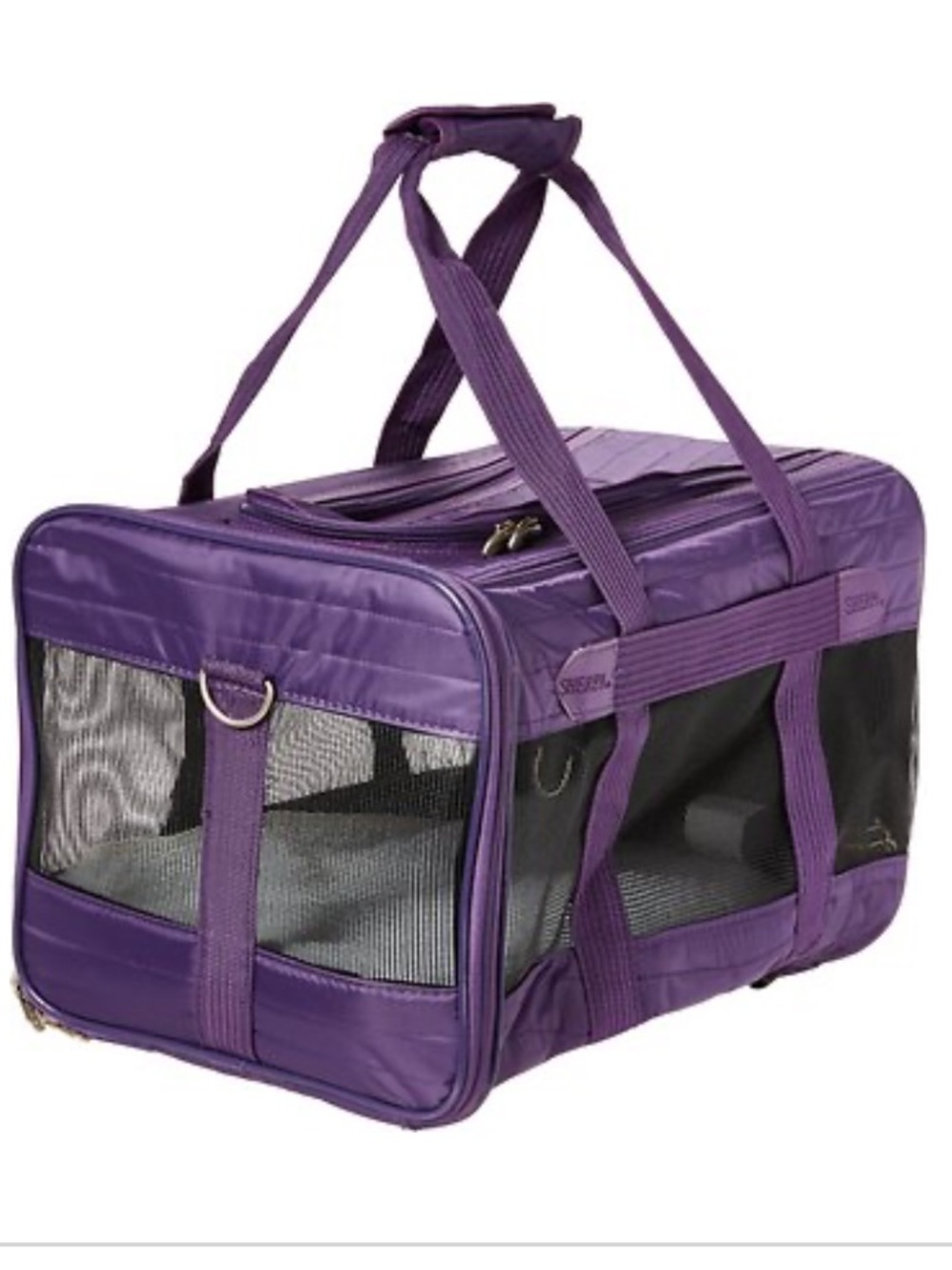 Sherpa Original Deluxe Pet Carrier in Plum color
Like new